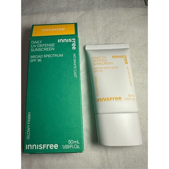 innisfree Daily UV Defense Sunscreen Broad Spectrum SPF 36 50ml - Picture 1 of 7